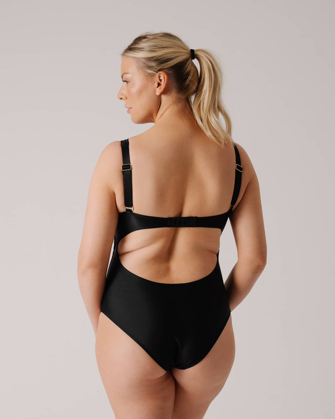 The BounceDown One Piece is fully lined with compression